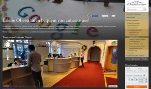 Oberstaufen kann mit Google Innenansichten virtuell erkundet werden.