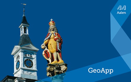 Über die neue GeoAppAalen können Geodaten jetzt auch mobil abgerufen werden.