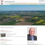 Website der Gemeinde Hille: Design und Inhalte wurden komplett überarbeitet.