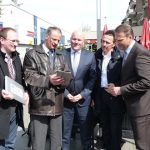Online in der Innenstadt Kamp-Lintforts.