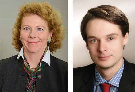 Claudia Koll-Sarfeld ist Vorstandsmitglied der Einkaufsgenossenschaft KoPart. André Siedender ist dort Projektleiter.