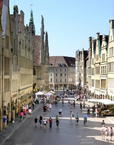 Prinzipalmarkt: Münster ist auf dem Weg zur digitalen Stadt.