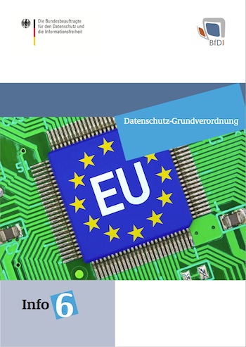 BfDI-Broschüre gibt Überblick über neue EU-Datenschutz-Grundverordnung.