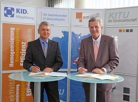 KID Magdeburg und Archikart kooperieren beim Liegenschaftsinformationssystem.