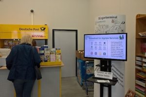 Das erste Bürger-Terminal Ansbachs steht in einem Einkaufszentrum zur Verfügung.