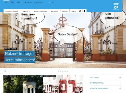 Wie die neue Internet-Seite in Offenbach im ersten Jahr angekommen ist