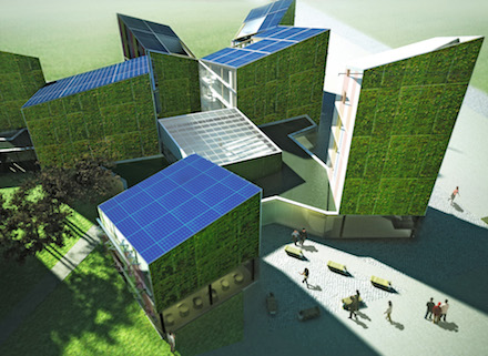 Im Projekt Future Living Berlin sollen in einem Gebäudeensemble Smart-Home-Lösungen alltagstauglich eingesetzt werden.