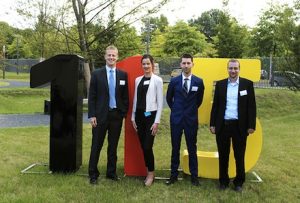 Mitglieder des 115-Projekt-Teams der Firma init beim Kick-off des 115-Projekts im Bundesinnenministerium.