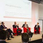 Führungskräfteforum Innovatives Management: Podiumsdiskussion zum Thema „Agilität versus Stabilität“.