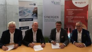 Der Zweckverband Kommunale Datenverarbeitung Oldenburg (KDO) und das Unternehmen vote iT kooperieren für die Wahllösung votemanager.