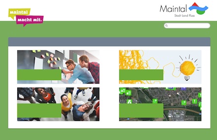 Über die neue Beteiligungsplattform der Stadt Maintal können die Bürger Ideen und Wünsche einbringen.