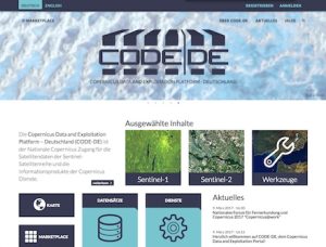 Neben Satellitendaten werden auch digitale Karten und weitere Geo-Daten über die neue Plattform bereitgestellt.