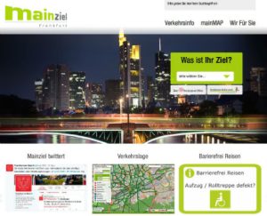 Frankfurter Verkehrsportal Mainziel: Verkehrsinfos jetzt auch über Twitter.