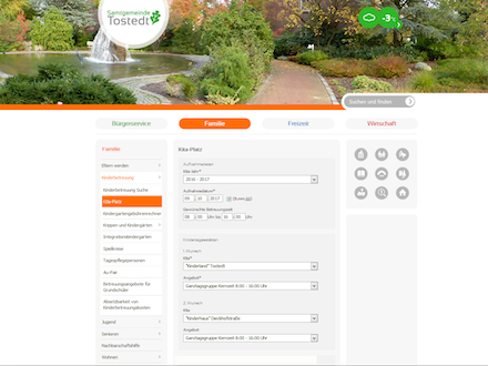 Eltern können ihre Kinder in der Samtgemeinde Tostedt einfach über das Online-Formular anmelden.