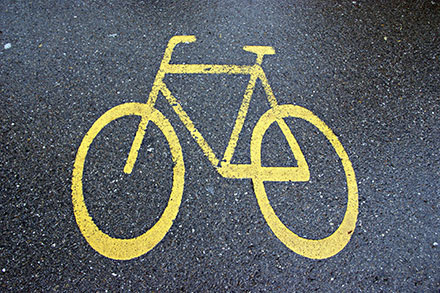 In Hessen können Mängel an Radwegen über ein landesweites Internet-Portal gemeldet werden.
