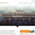 Zum professionellen Content Management im Public Sektor informiert pirobase imperia auf einer eigens dafür eingerichteten Website.
