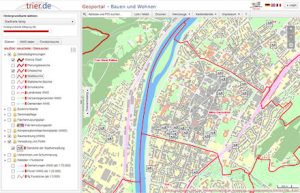 Eine Fülle an Daten bietet das neue Geoportal der Stadt Trier.