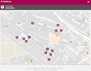 Warum ist die Bahnstadt ein Vorbild für nachhaltiges Bauen? Antworten auf diese und weitere Fragen bekommt der Nutzer beim Spaziergang direkt aufs Smartphone.