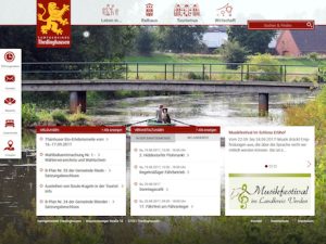 Übersichtlich und modern: Die Samtgemeinde Thedinghausen hat ihre Website relauncht.