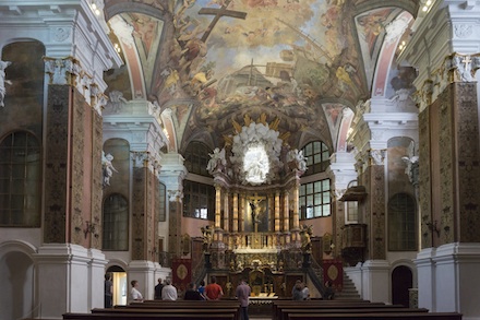 Die Schlosskirche Rastatt lässt sich nicht nur vor Ort