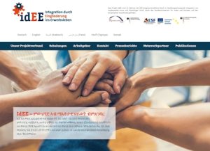 Die Inhalte der idEE-Website sind auf Deutsch