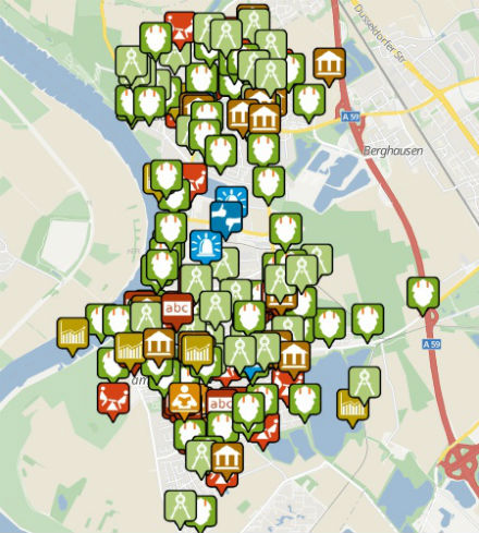 Verortungfunktion wird beim Monheimer Bürgerhaushalt rege genutzt.