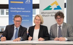 Metropolregionen Rhein-Neckar und Hamburg unterzeichnen Kooperationsvereinbarung.