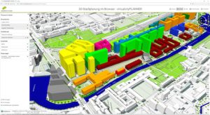 Mit dem virtualcityPlanner steht Stadtplanern ein vielseitiges Softwaretool zur Verfügung.
