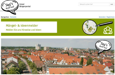 Lampertheim: Mängelmelder zu umfassendem Mitmachportal ausgebaut.
