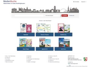Neues Portal ermöglicht Nutzern eine Bibliotheken übergreifende Suche im Kreis Recklinghausen.