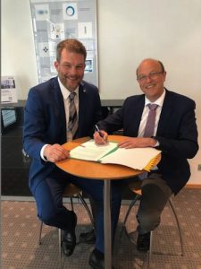 Die GDI-Kooperation zwischen dem krz und Detmold ist besiegelt.