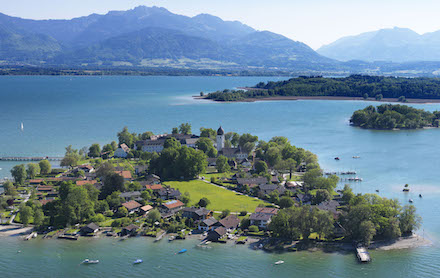 Inselgemeinde auf der Fraueninsel geht bald via Glasfaser online.
