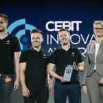 Bundesbildungsministerin Anja Karliczek hat auf der CEBIT das Projekt AIPARK mit dem CEBIT Innovation Award 2018 ausgezeichnet.