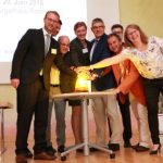 Mit dem gemeinsamen Drücken des Buzzers fiel der symbolische Startschuss für das neue Geoportal des Vogelsbergkreises.