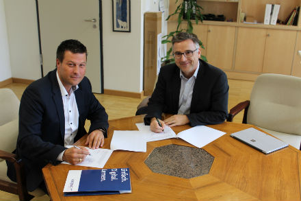 AixConcept-Geschäftsführer Thomas Jordans (l.) und Uwe Bettscheider
