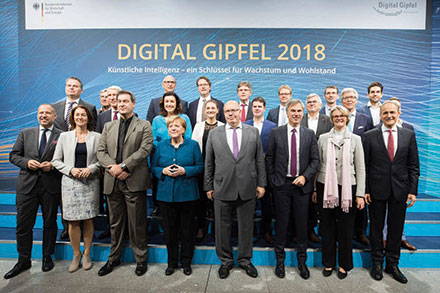Digital-Gipfel: Politprominenz in Nürnberg versammelt.