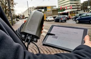 Intelligente Straßenlaternen sollen den Verkehrsfluss in Darmstadt optimieren.