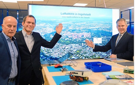 In Ingolstadt wird ein LoRaWAN für das Internet der Dinge aufgebaut.