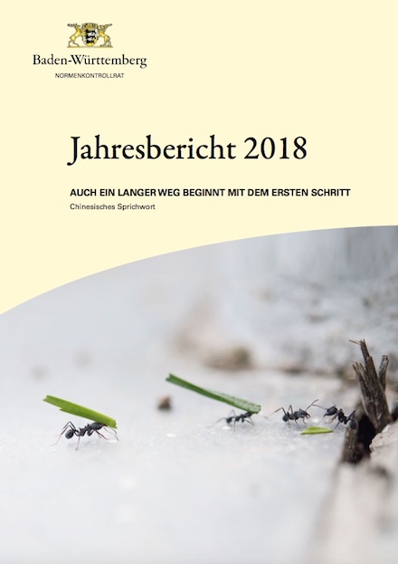 Baden-Württemberg: Der Normenkontrollrat hat seinen ersten Jahresbericht veröffentlicht.