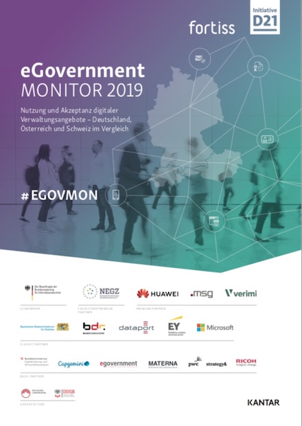 Initiative D21/fortiss: eGovernment MONITOR 2019 veröffentlicht.