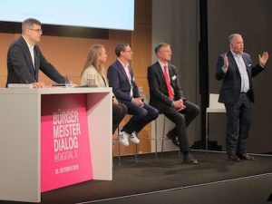Offener Austausch beim Bürgermeisterdialog in Köln.