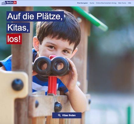 Berlin startet neues Online-Angebot: den Kita-Navigator.