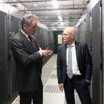 Hoher Besuch im neuen Rechenzentrum von Dataport.