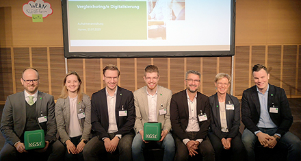 Das KGSt-Team informierte beim Auftakt in Hamm über die neuen Vergleichsringe Digitalisierung.