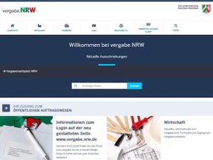 Die Stadt Vreden führt die elektronische Vergabe für nationale Ausschreibungen über den Vergabemarktplatz NRW durch.