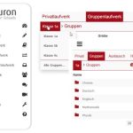Lehrer und Schüler können über die Benutzerverwaltung angelegt und in Klassen zusammengeführt werden.