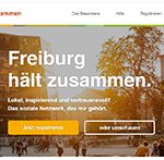 Das neue digitale Stadtnetzwerk in Freiburg im Breisgau soll unter anderem Nachbarschaftshilfe und Quartiersarbeit unterstützen.