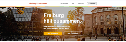 Das neue digitale Stadtnetzwerk in Freiburg im Breisgau soll unter anderem Nachbarschaftshilfe und Quartiersarbeit unterstützen.
