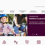Nutzerfreundlich gestaltet: Die neue Startseite des Trierer Stadtportals.