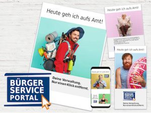 Die AKDB unterstützt Kommunen beim Bewerben des Bürgerservice-Portals.